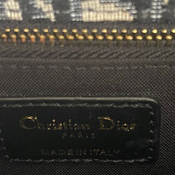 Christian Dior Montaigne 30 Oblique Jacquard Canvas Blue - Picture 13 of 14